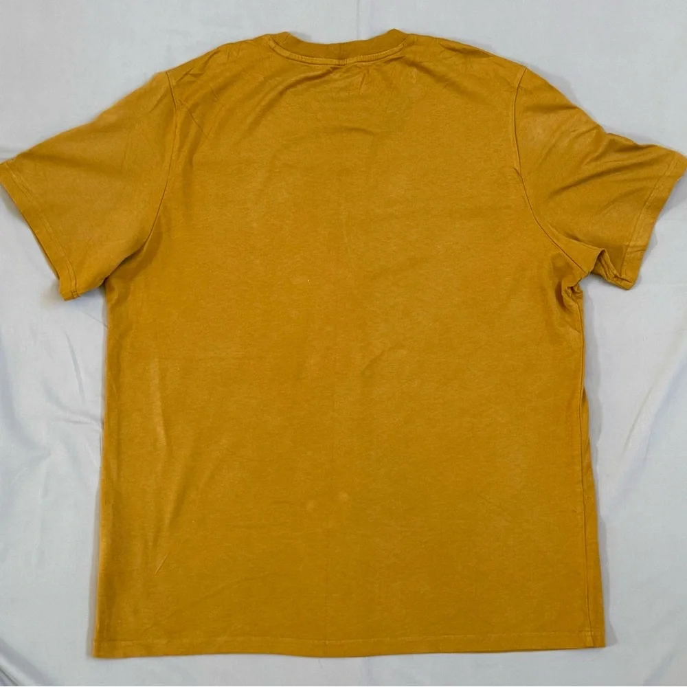 adidas Men's Mustard Logo Graphic T-Shirt - Picture 3 of 3